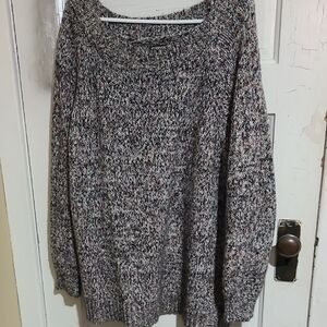 Chaps Marled Knit Crew Neck Sweater